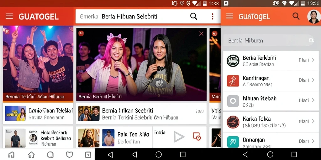 Tampilan antarmuka GUATOGEL yang menarik dan informatif.