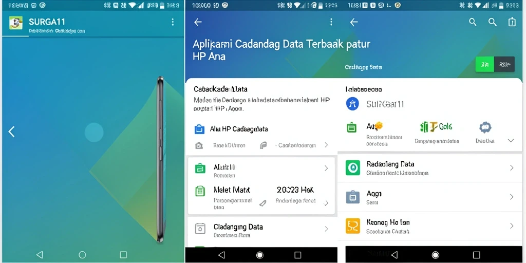Tampilan antarmuka utama SURGA11 yang menarik dan mudah digunakan.